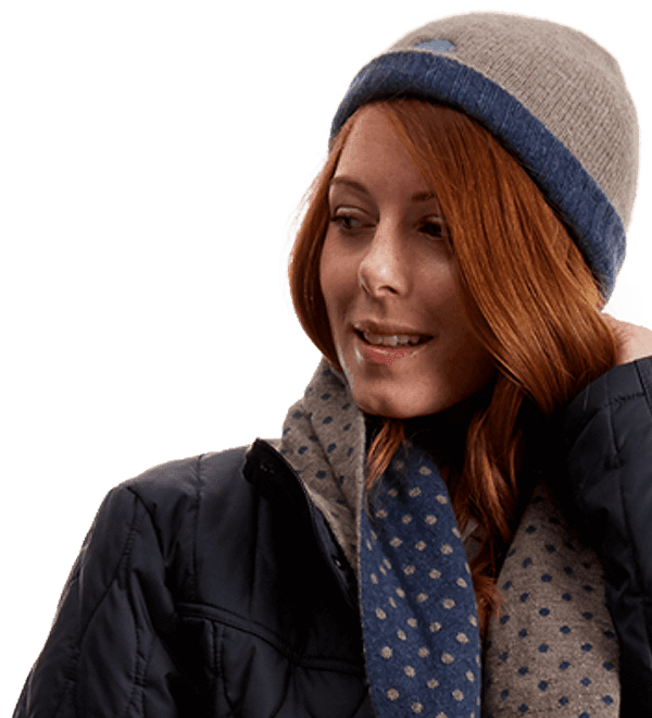 Qiviut and Co woman head warmer beanie